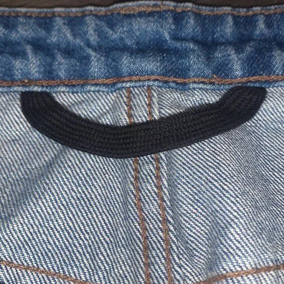 Helmut Lang Denim Mini Skirt Size 28 Medium Blue Wash - Picture 8 of 13